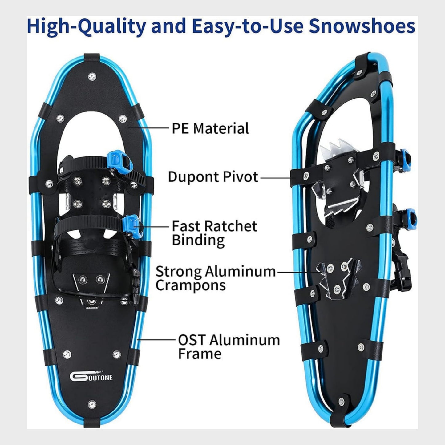 Snowshoes- 25" (Youth or Adult 120-200lbs)