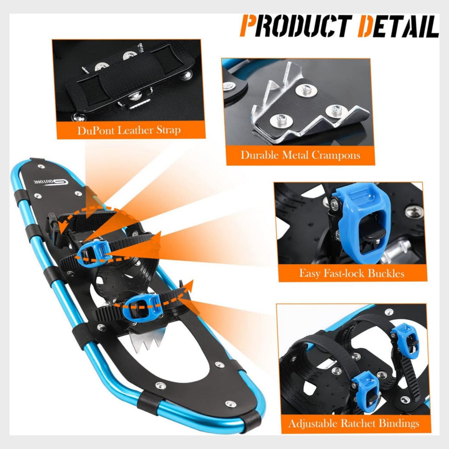 Snowshoes- 25" (Youth or Adult 120-200lbs)